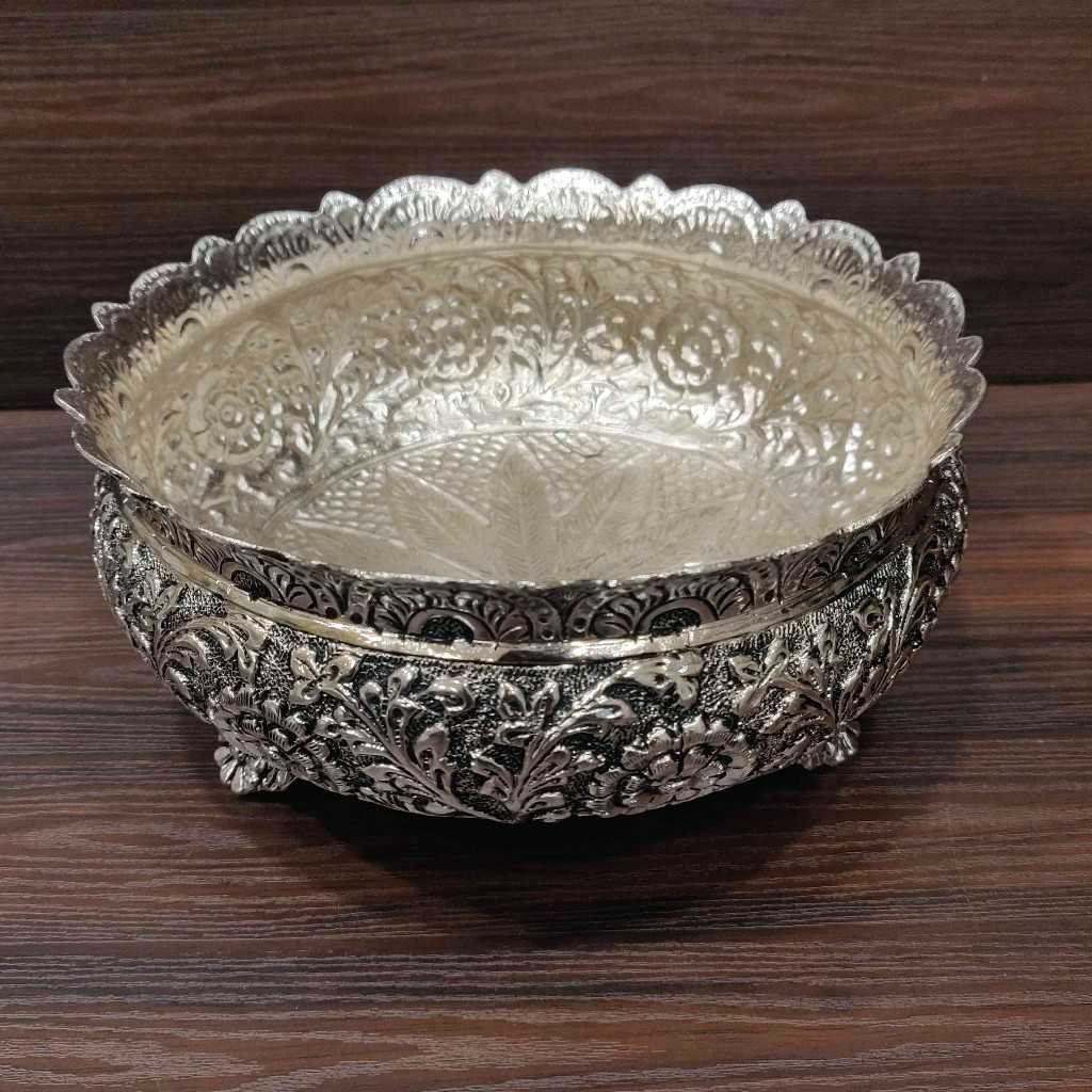 GS Antiq Round Floral Cut Bowl