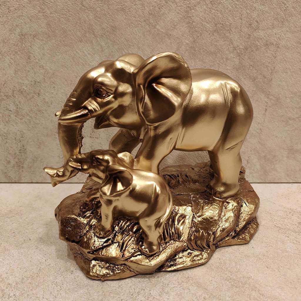 Elephant Mother Child Figurine 75243