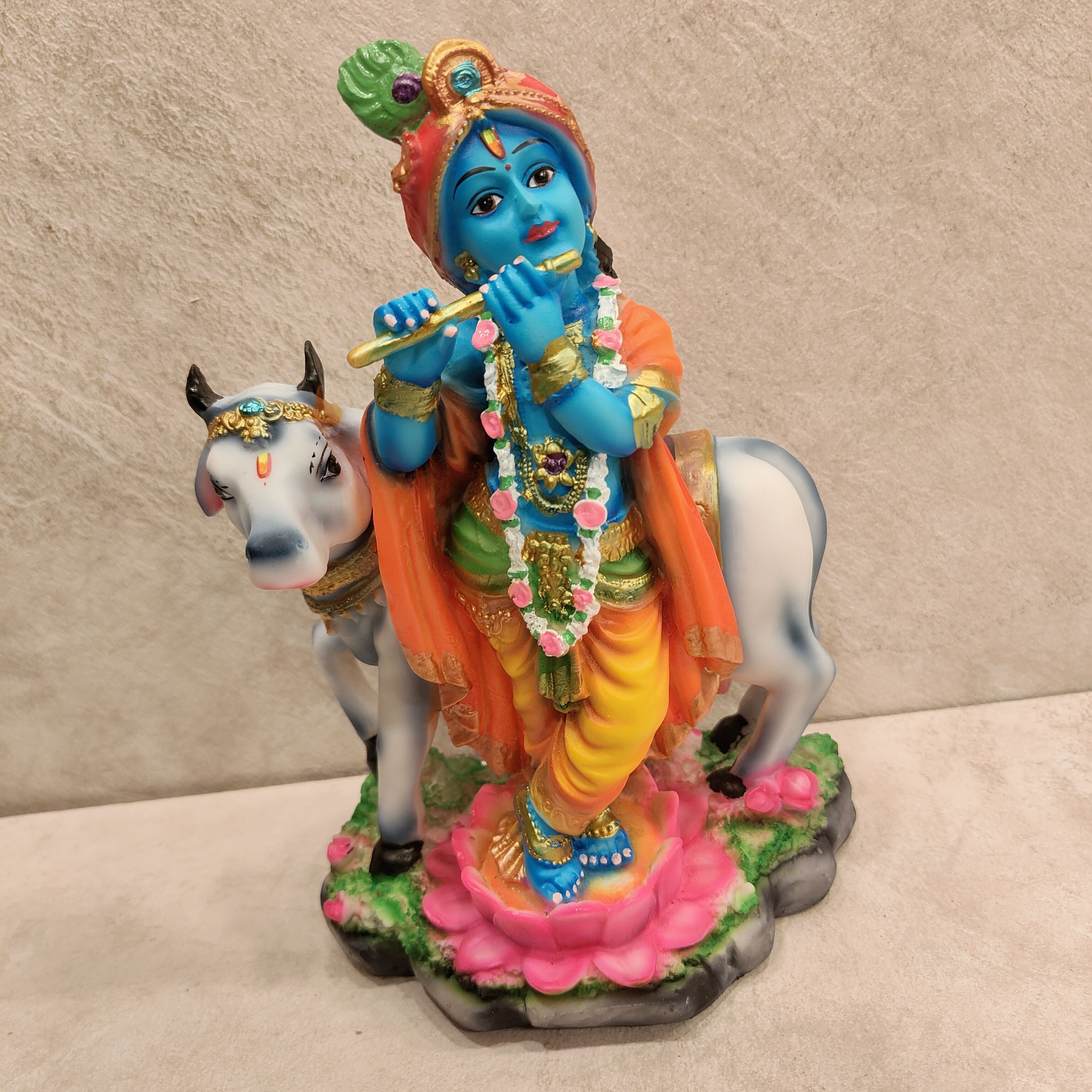 Cow Krishna Blue