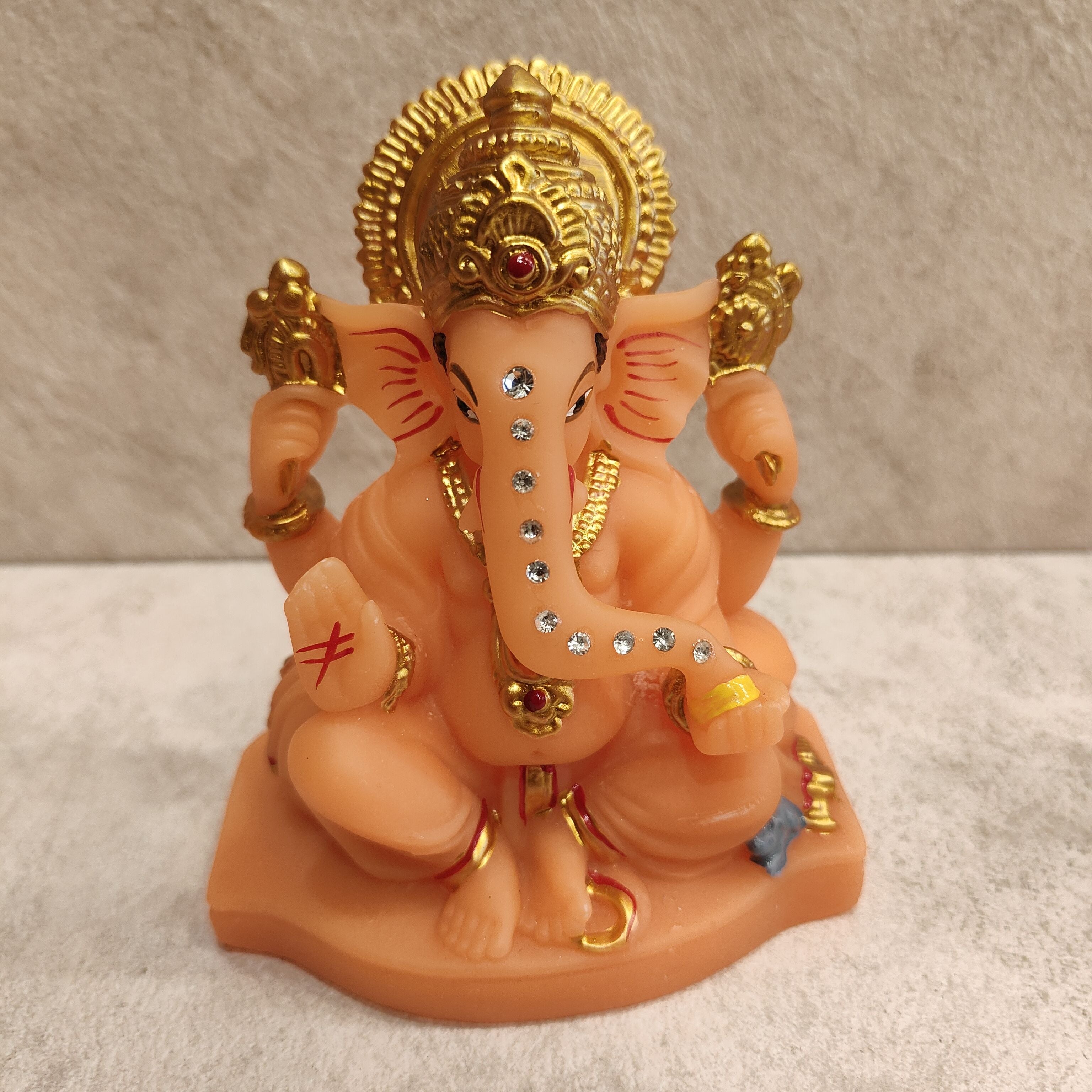 Orange Ganesh Assorted 4inch