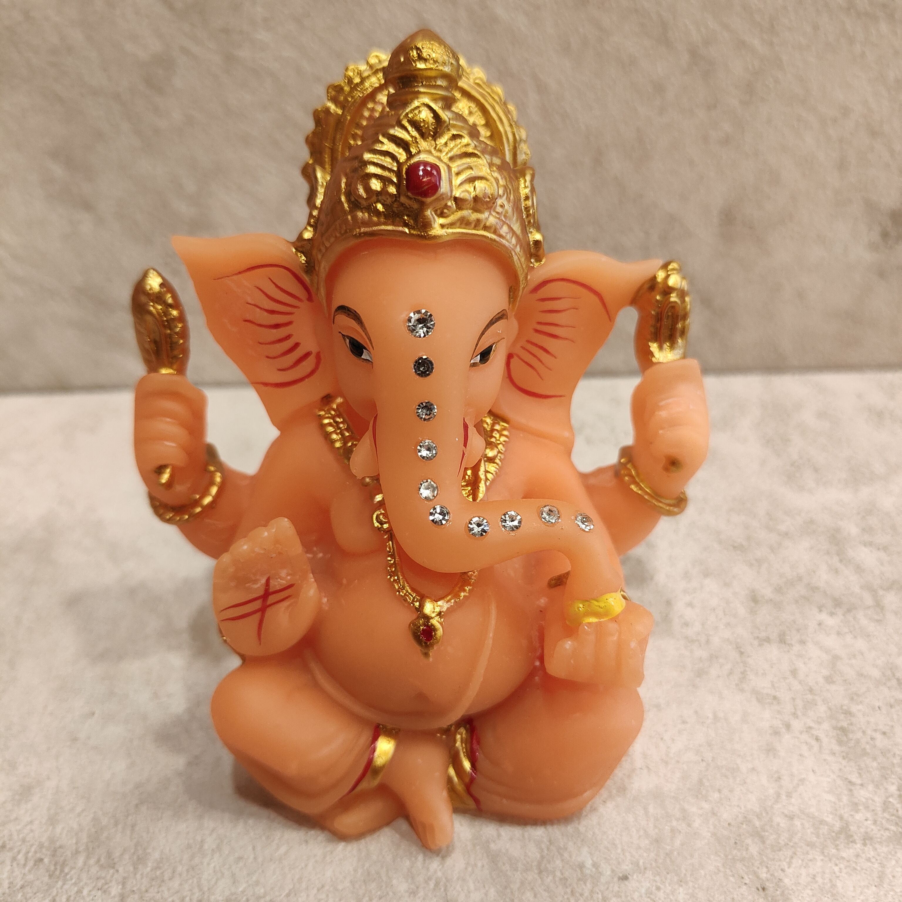 Orange Ganesh Assorted 4inch