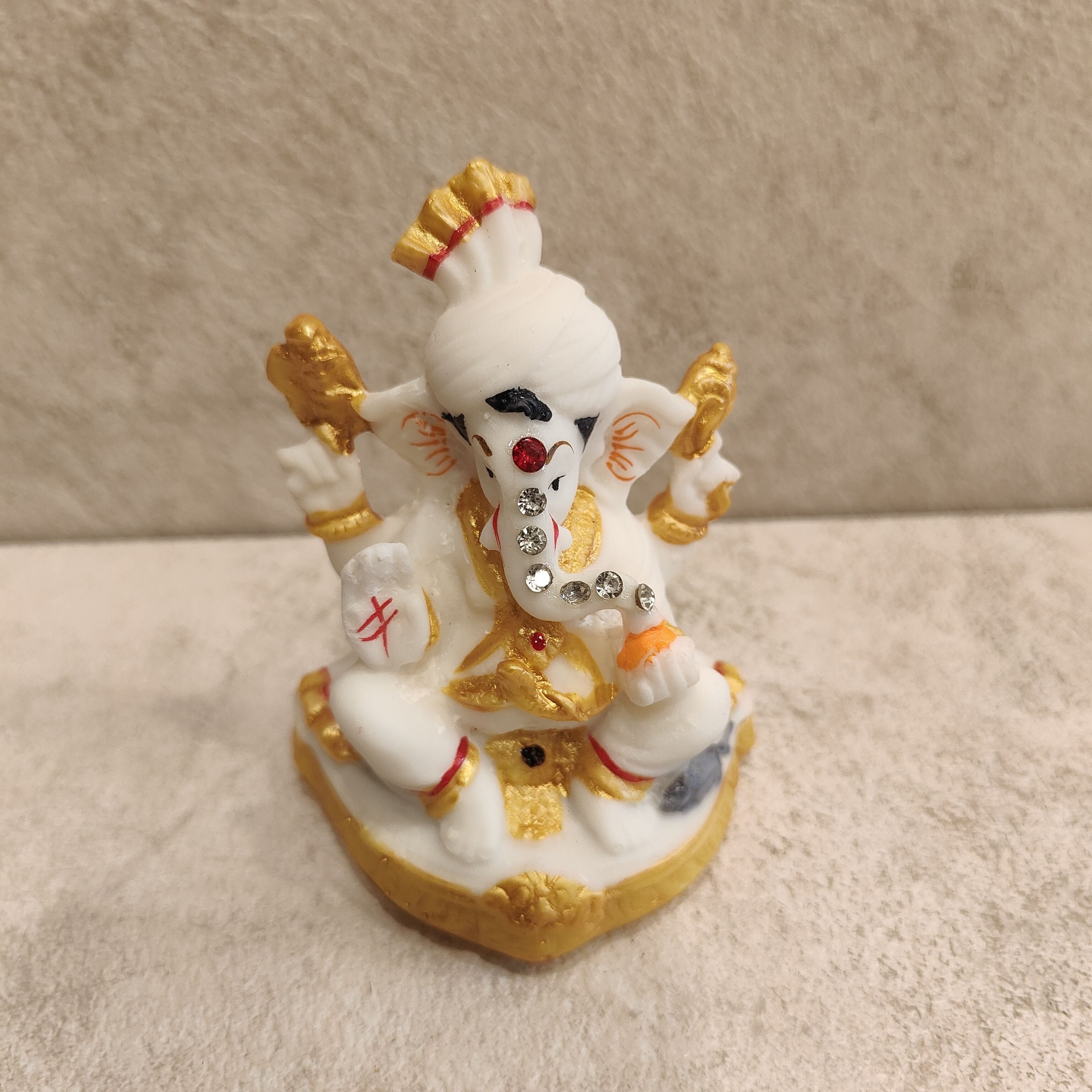 Ganesh Mini Marble Finish assorted