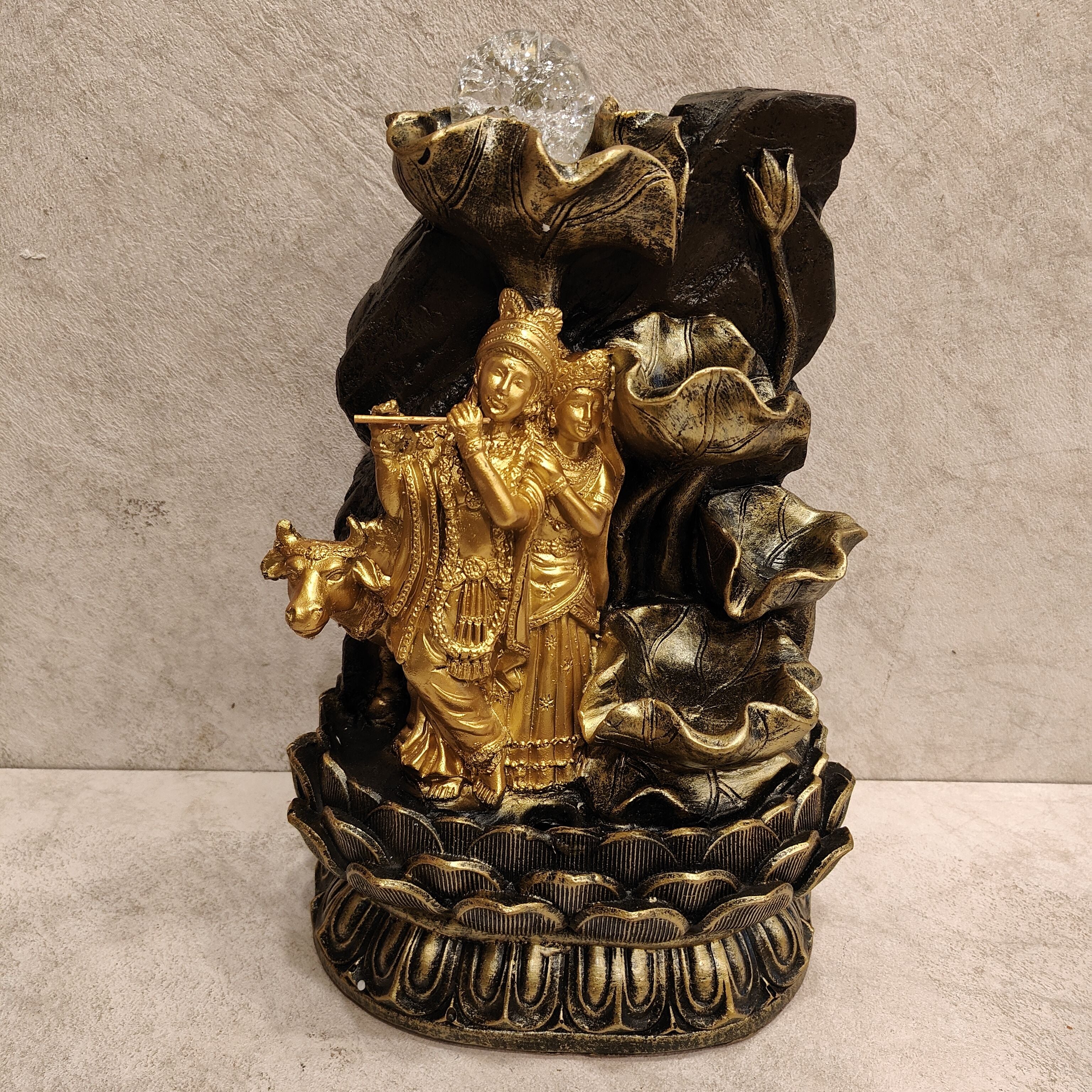 Cow Radhakrishna Fountain