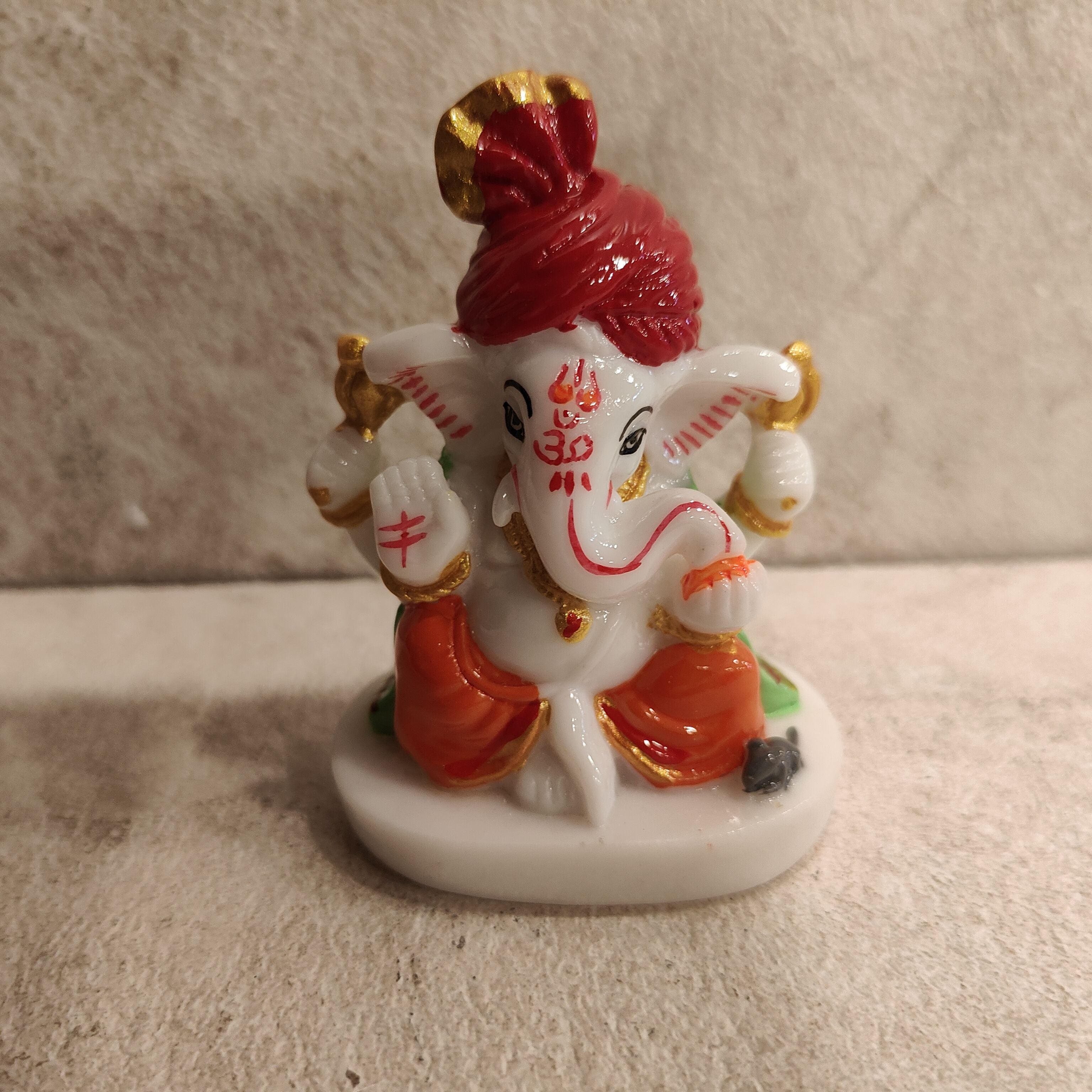 Marble Finish Ganesh Mini New