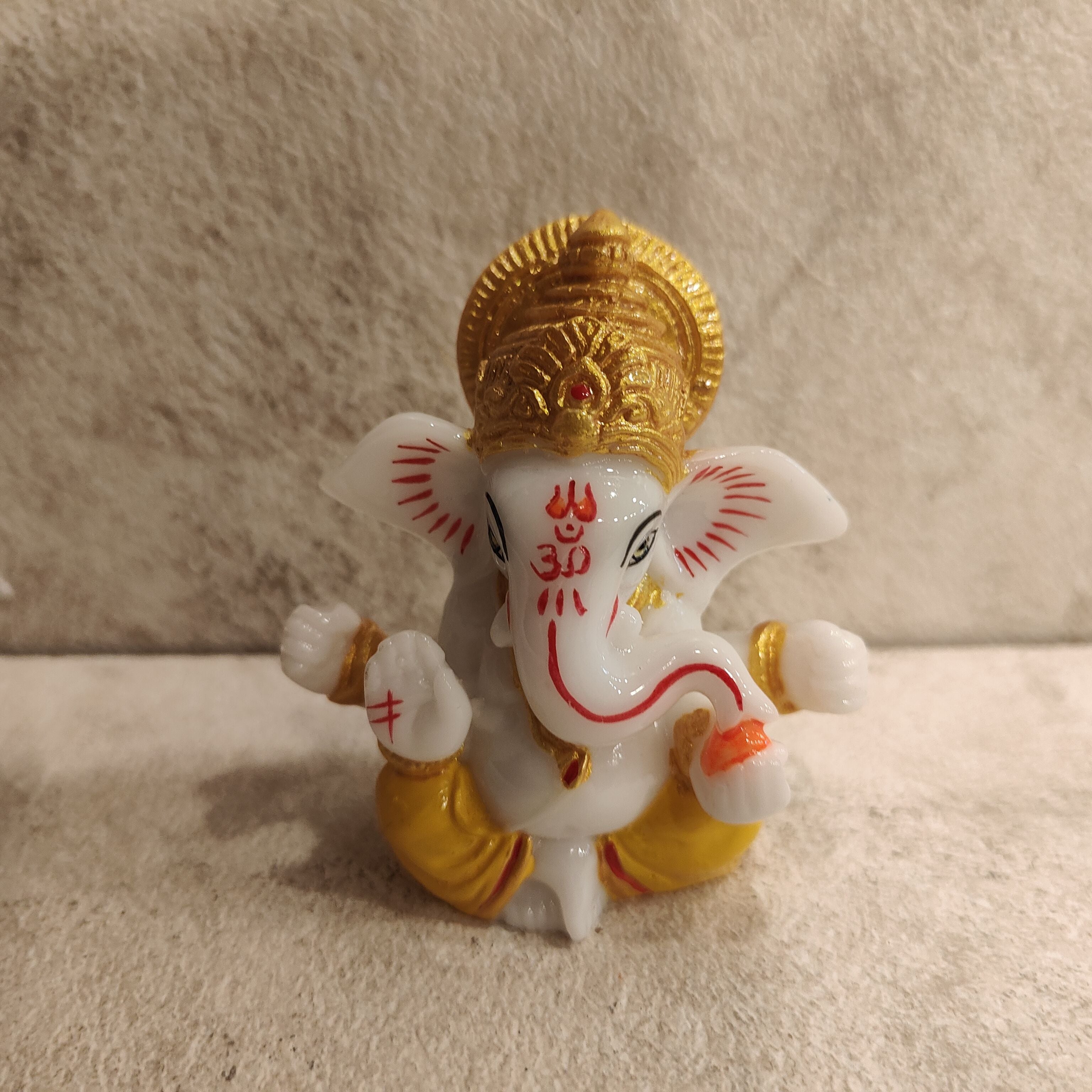 Marble Finish Ganesh Mini New
