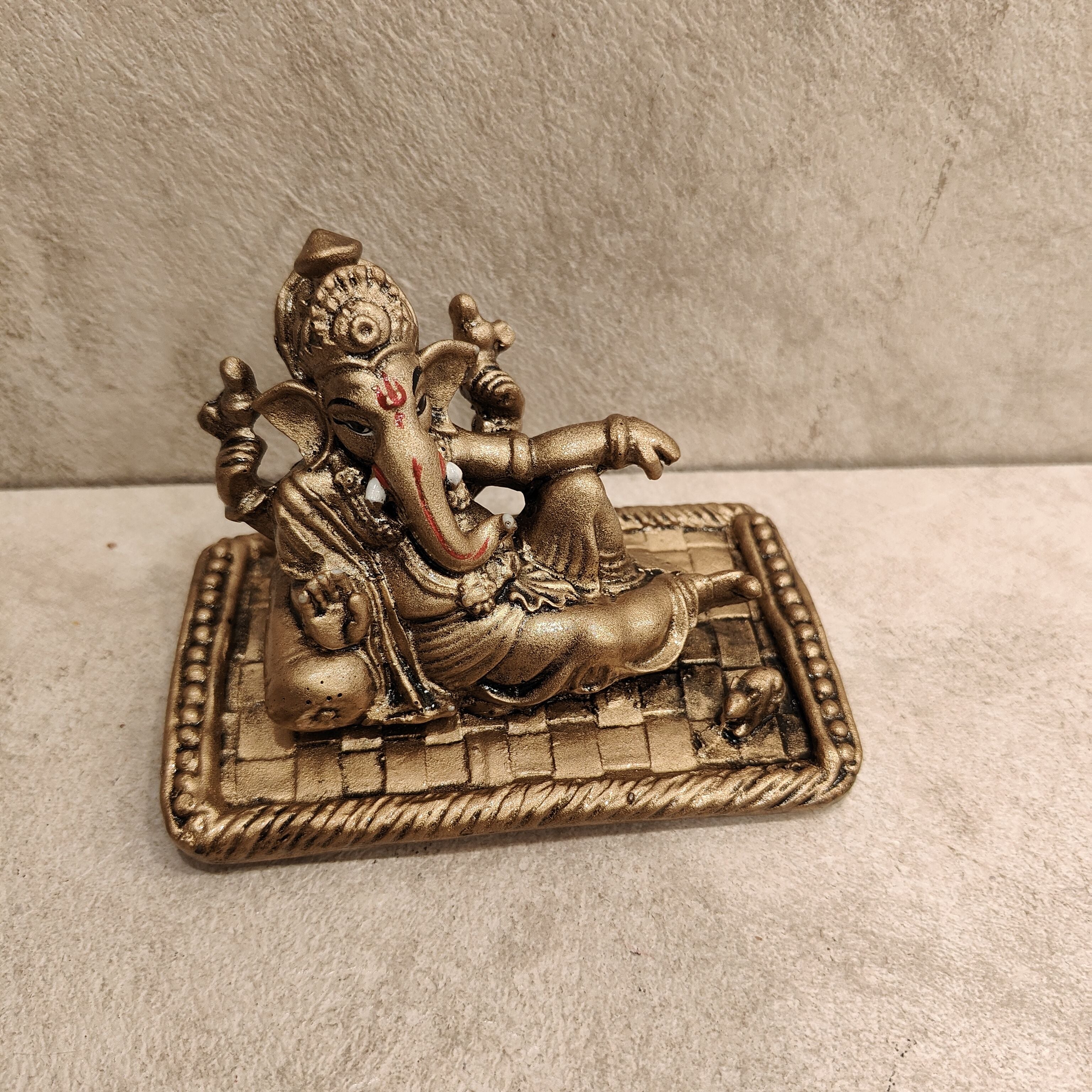Golden Ganesh Mat Base