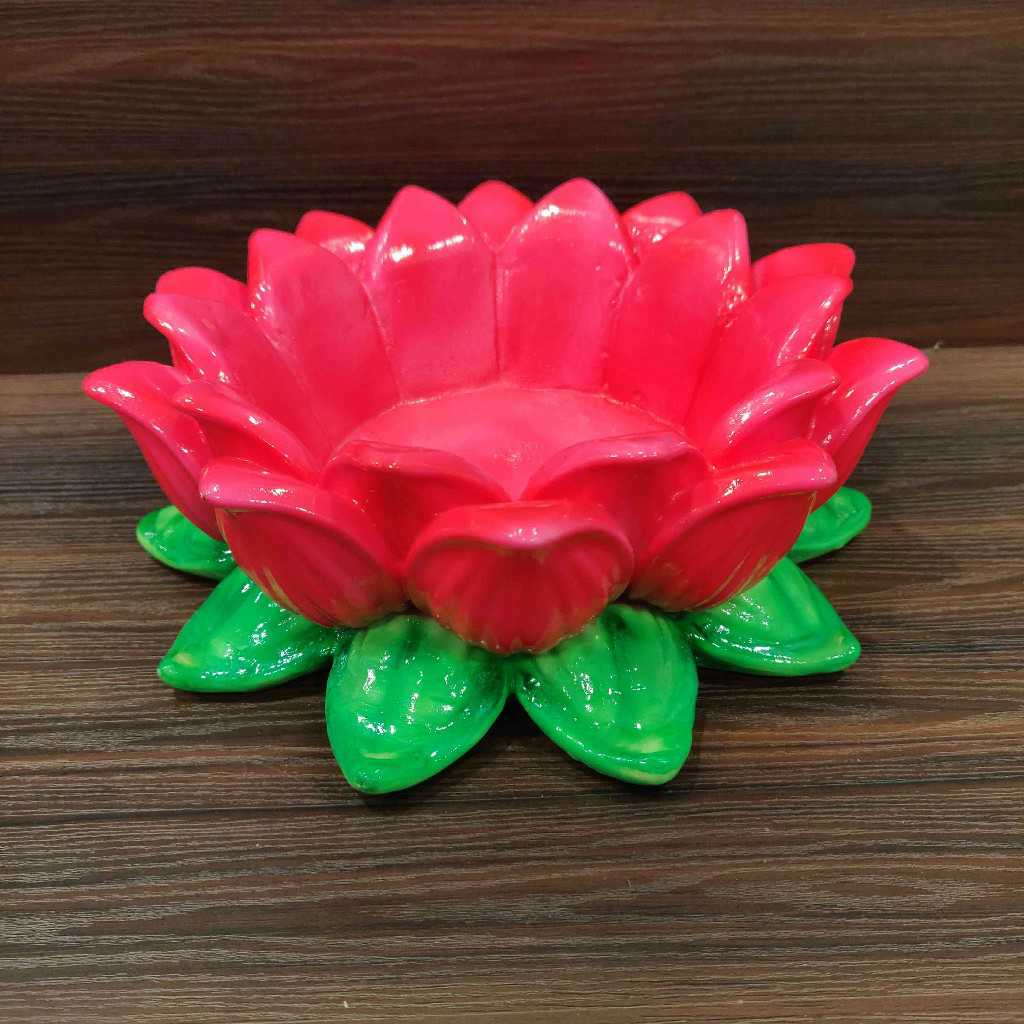Lotus Base Polystone 9 Inch