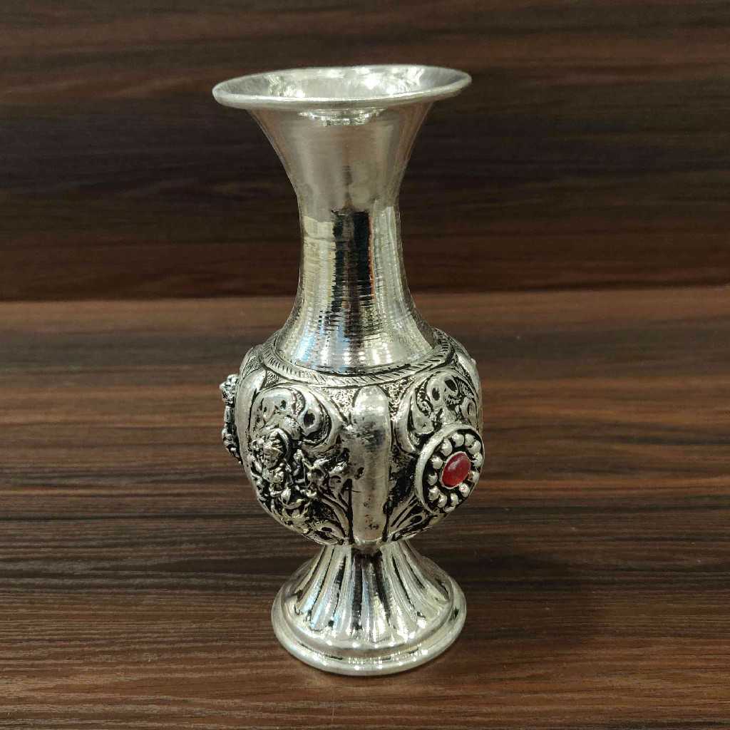 GS Antiq Leaf Kalash Lakshmi Stone 5.5Inch