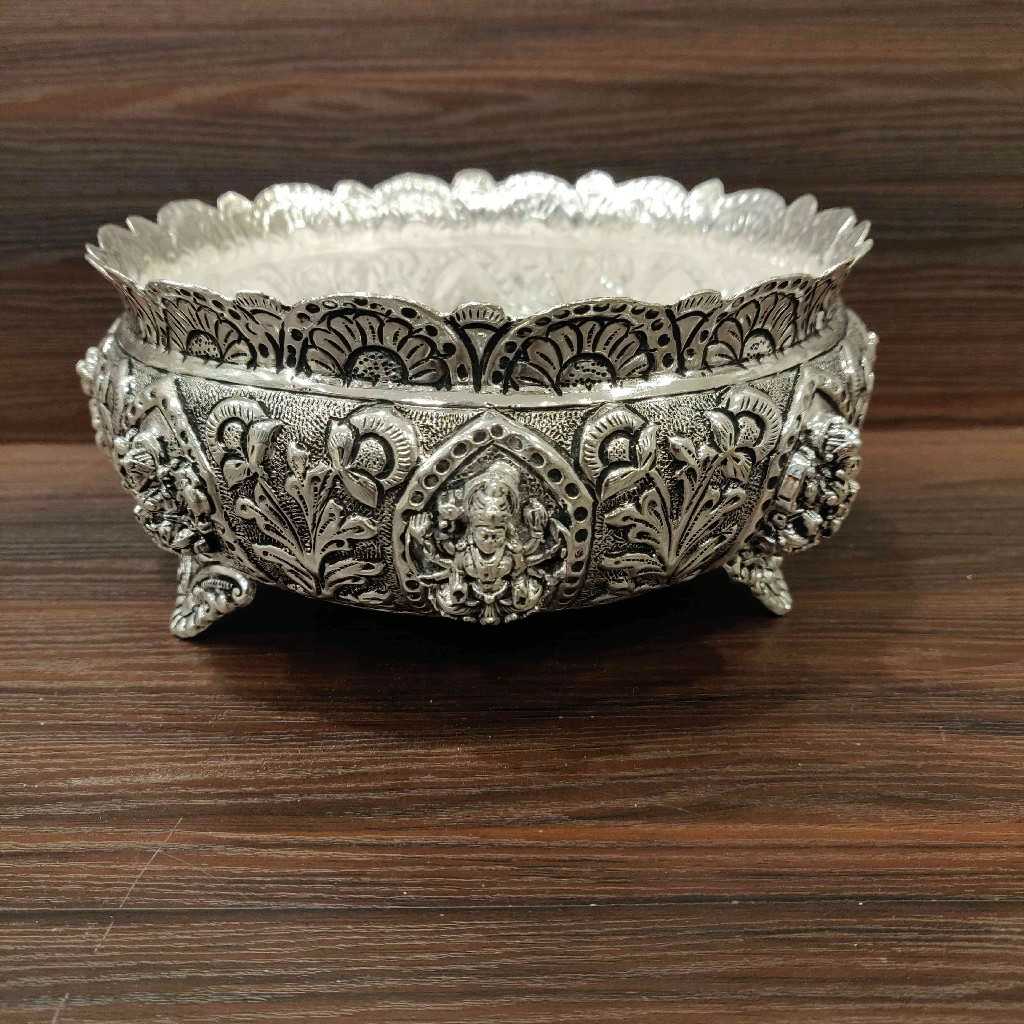 GS Antiq Astalakshmi Flower Bowl 7 Inch
