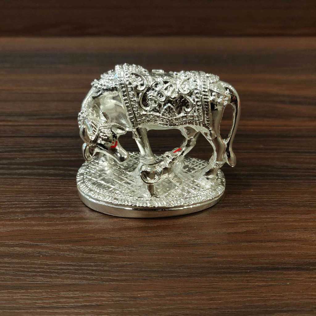 Silver Plated Cow And Calf Small