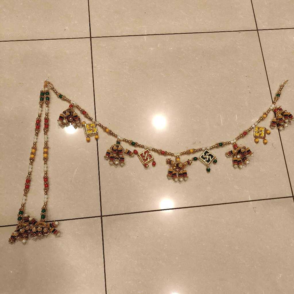Swastik Multicolour Beads Toran Set