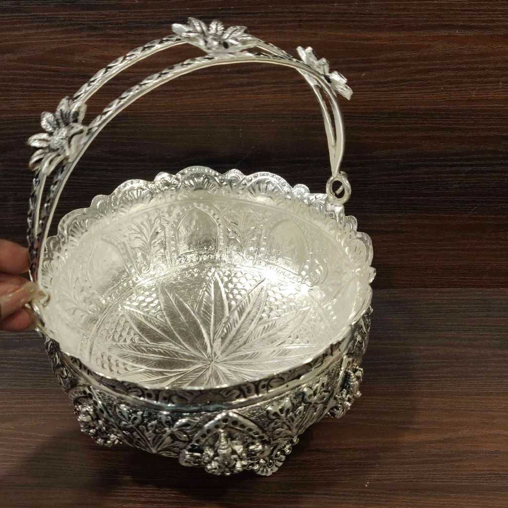 GS Antiq Flower Basket Small