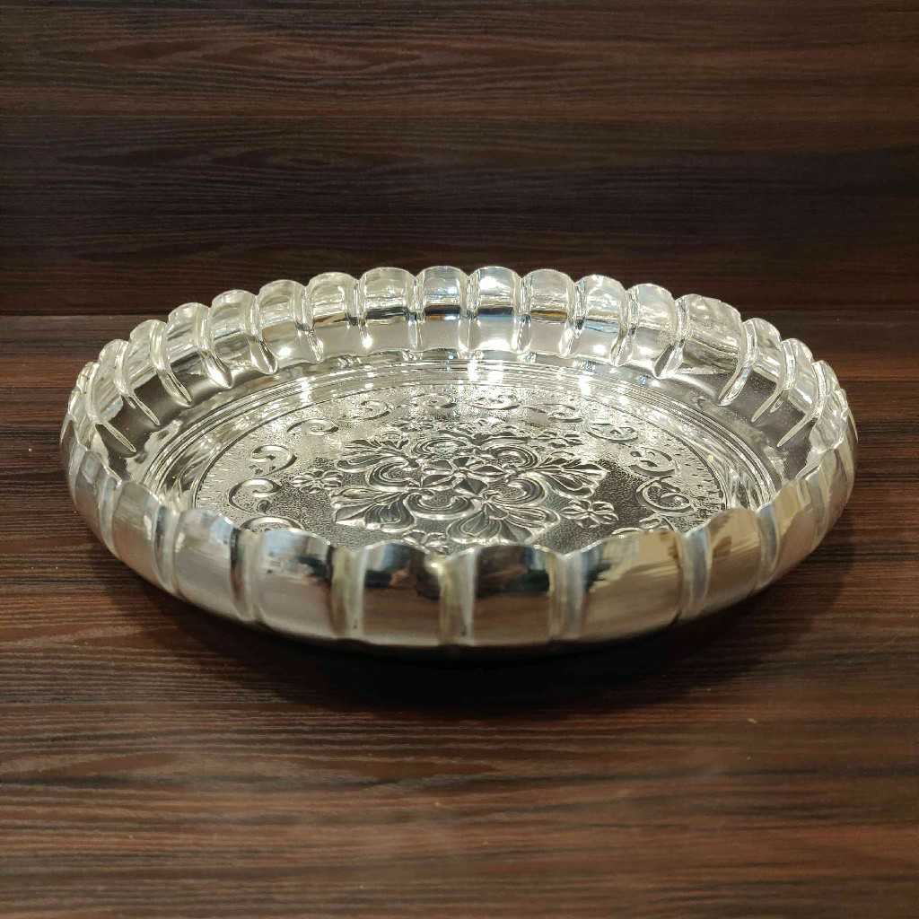 GS Flower Cut Plate Without Legs 11 Inch