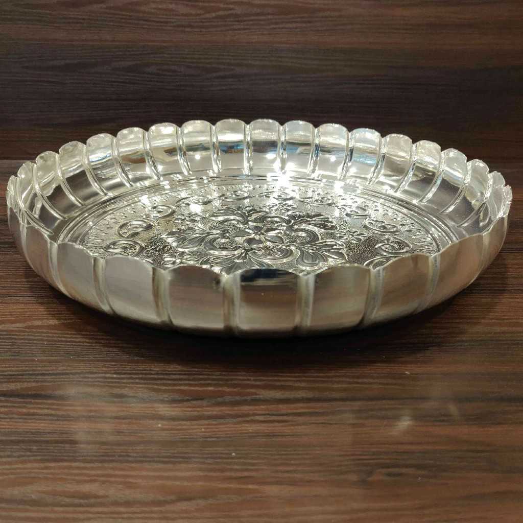 GS Flower Cut Plate Without Leg 12 Inch