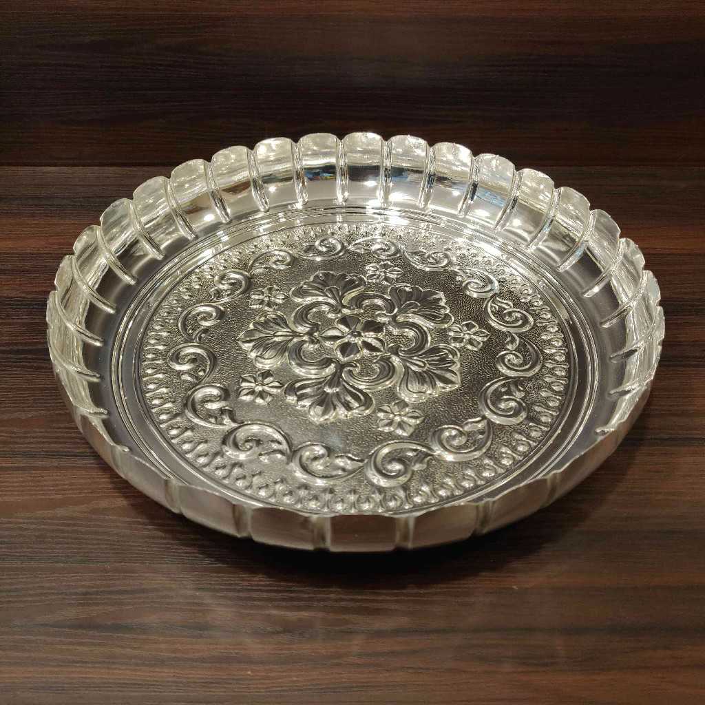 GS Flower Cut Plate Without Leg 12 Inch