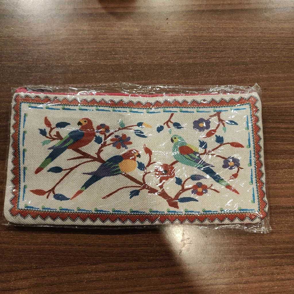 Purse Printed Poly Jute Fabric