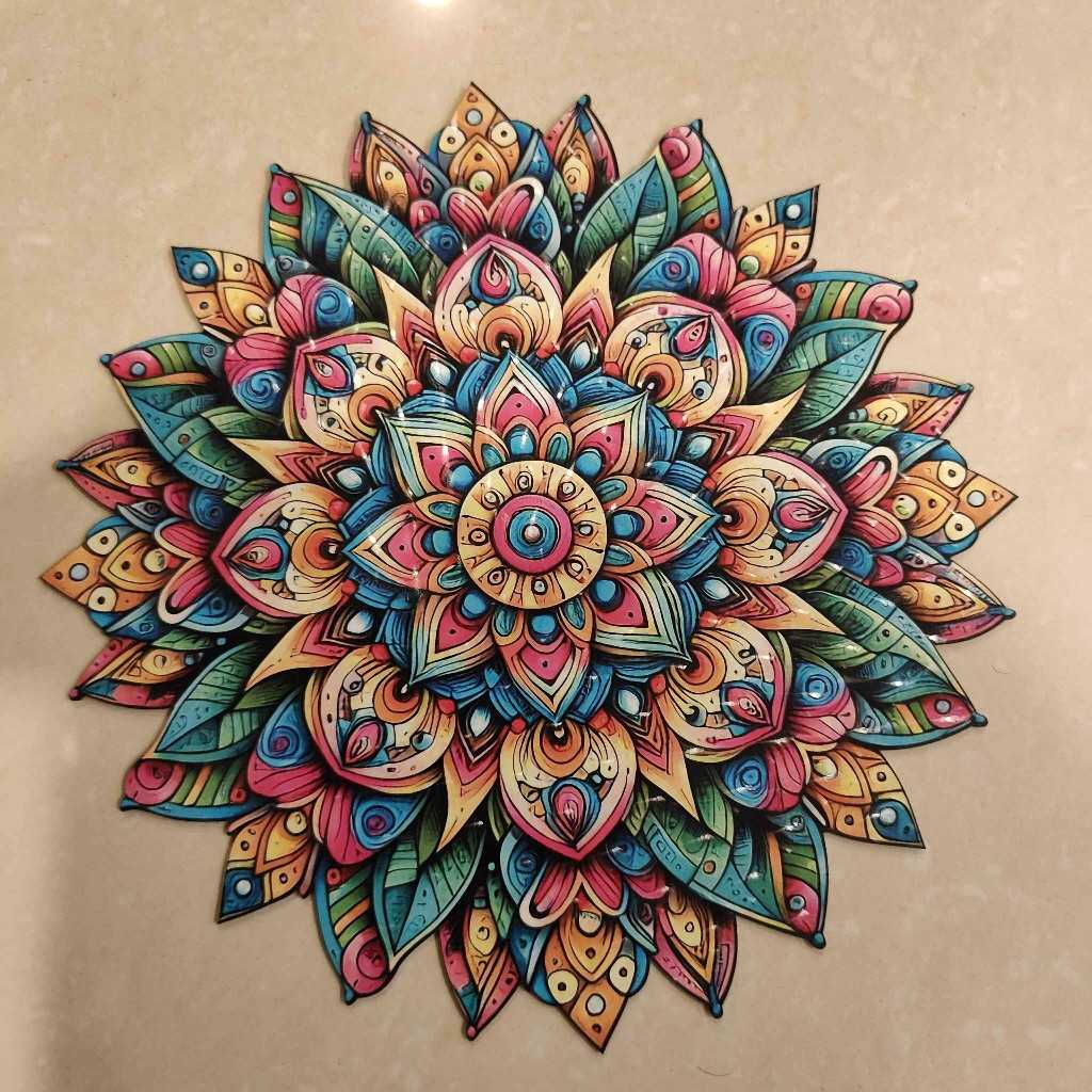 Printed Rangoli 3D 12 Inch