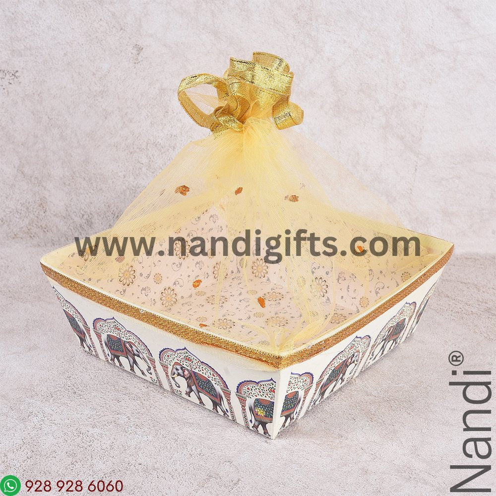 Square Hamper 8x8 Assorted Prints