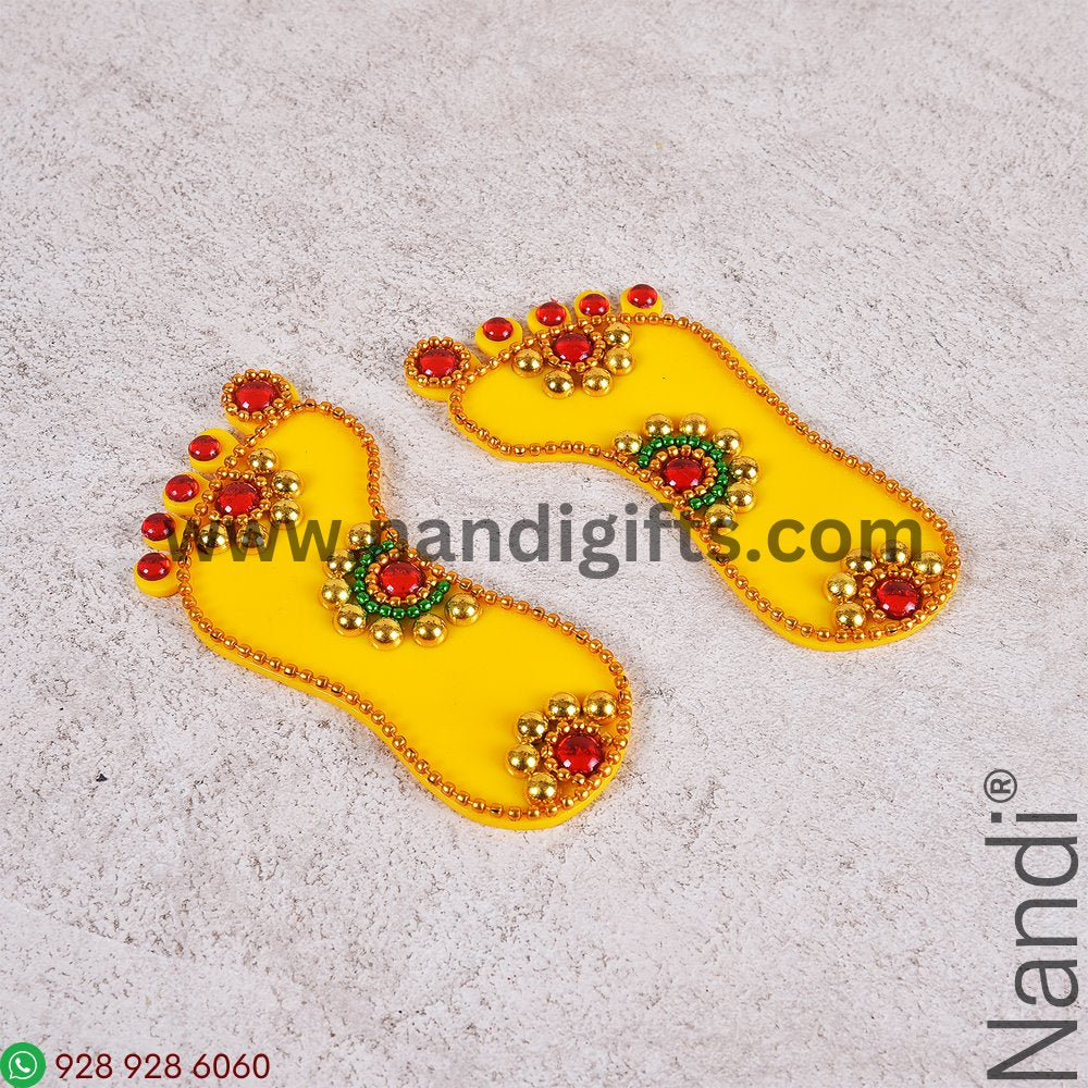 Acrylic Lakshmi Padam Decorated