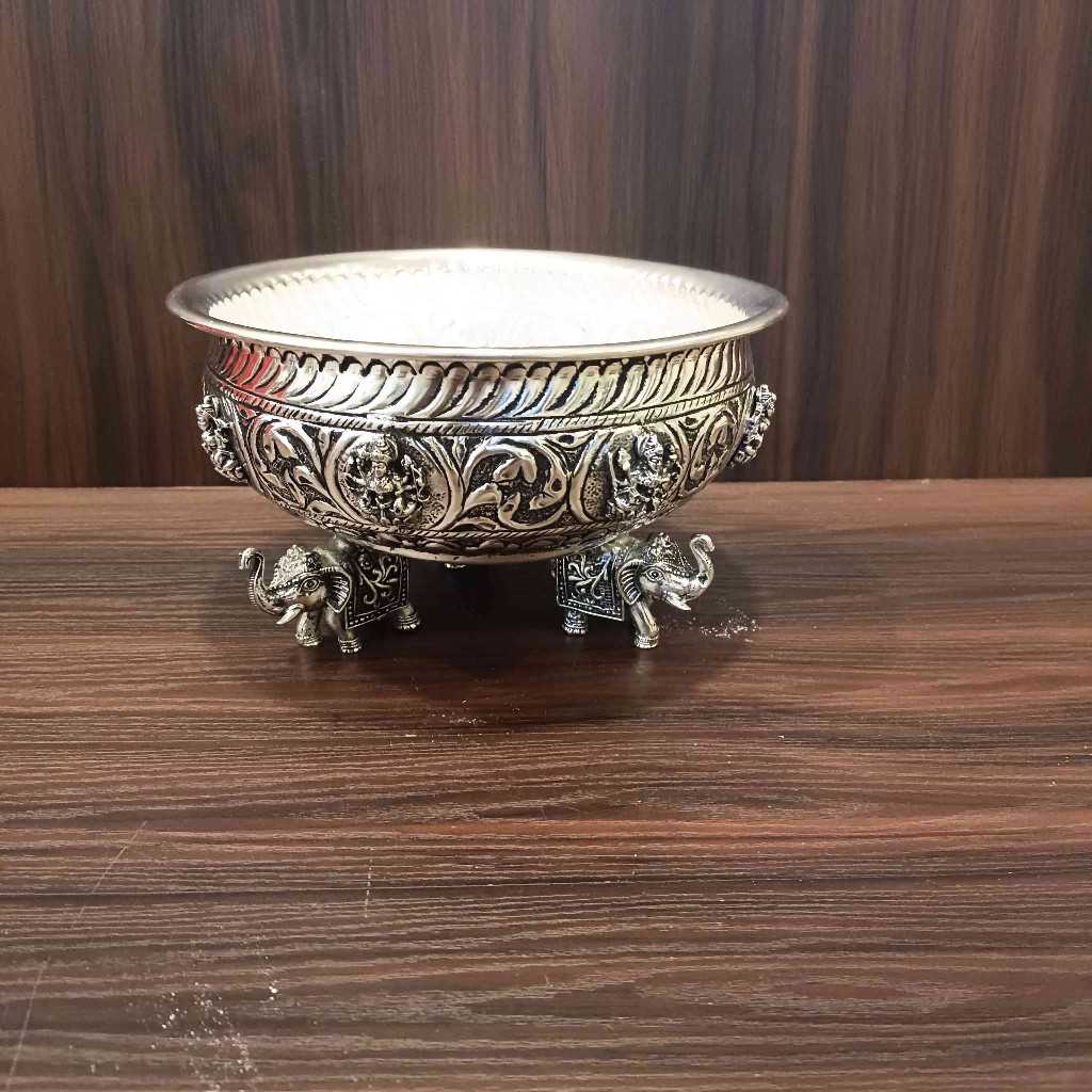 GS Antiq Urli -Bowl Astalakshmi 6.5 Inch