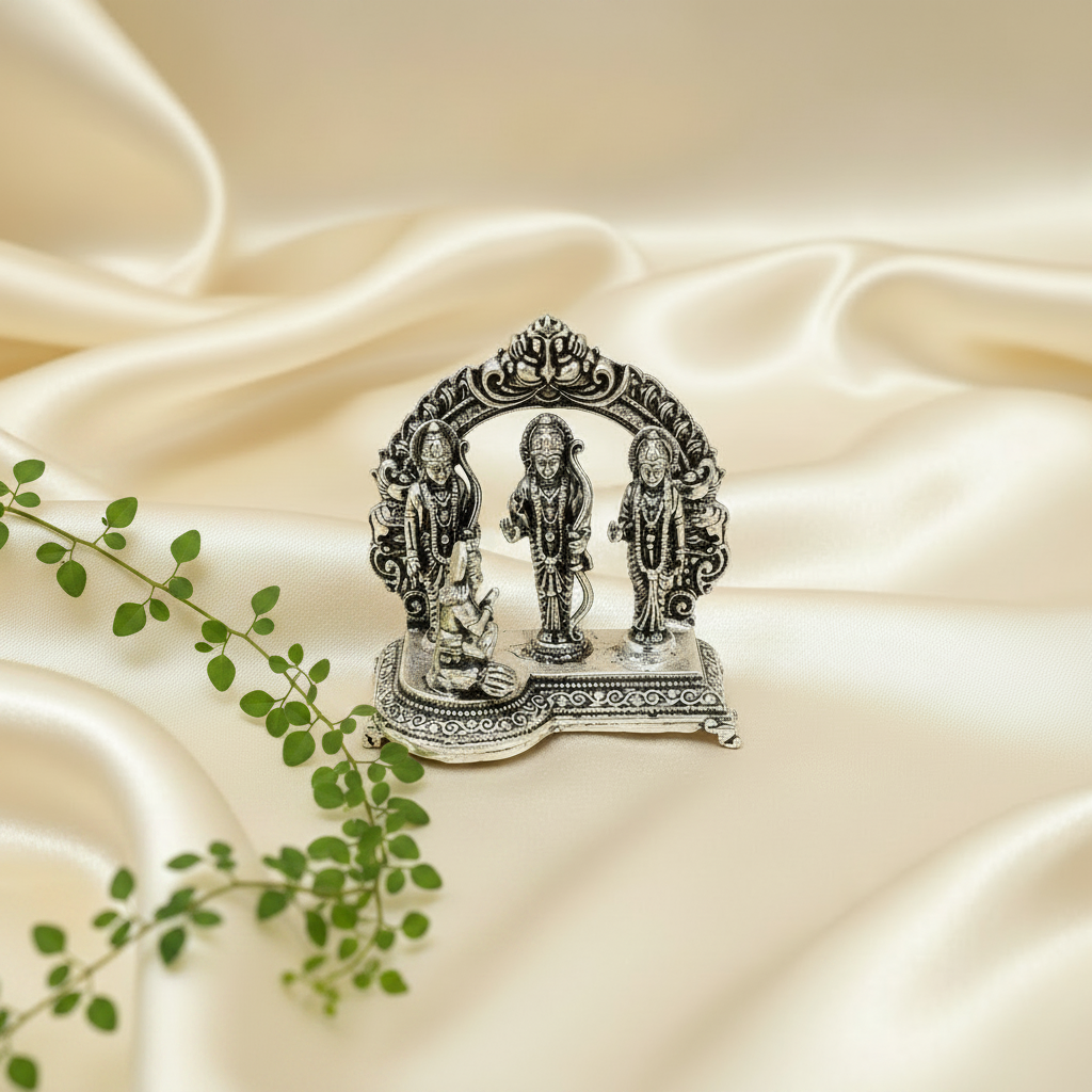 Antiq German Silver Ram Darbar 2Inch