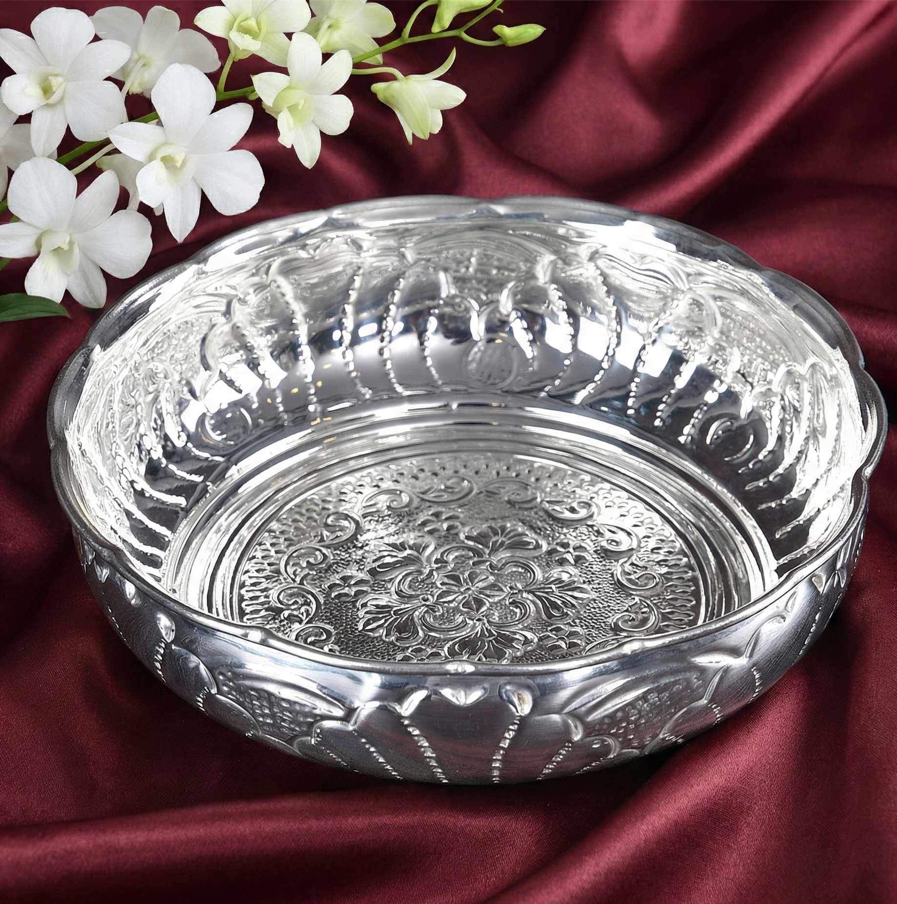 GS FANCY THALI/URLI 6 WITHOUT STAND