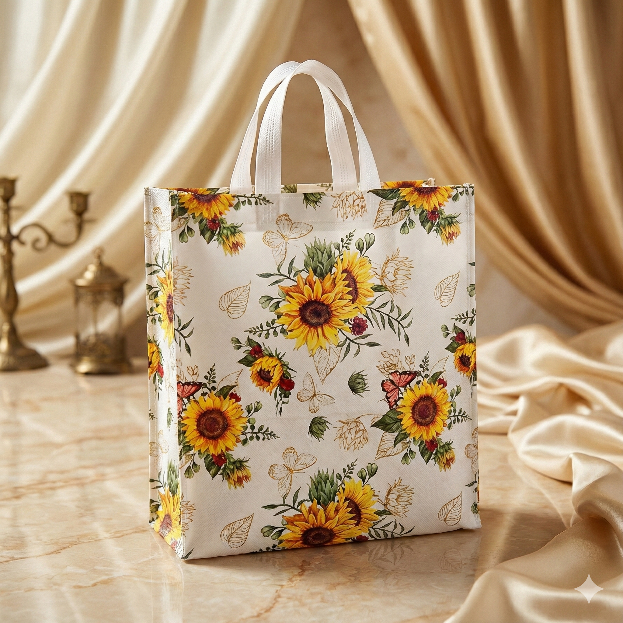 Sun Flower 13X14 Box Bag