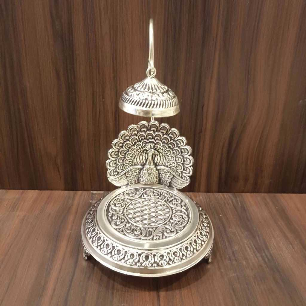 Antiq German Silver Singasan Round 5Inch