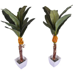 Artificial Banana Plant Medium Pair