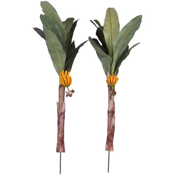 Artificial Banana Plant Medium Pair