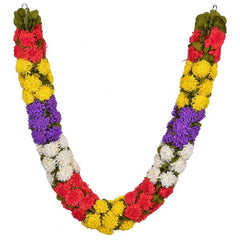 Artificial sevanthi Mala Big Multi Colour