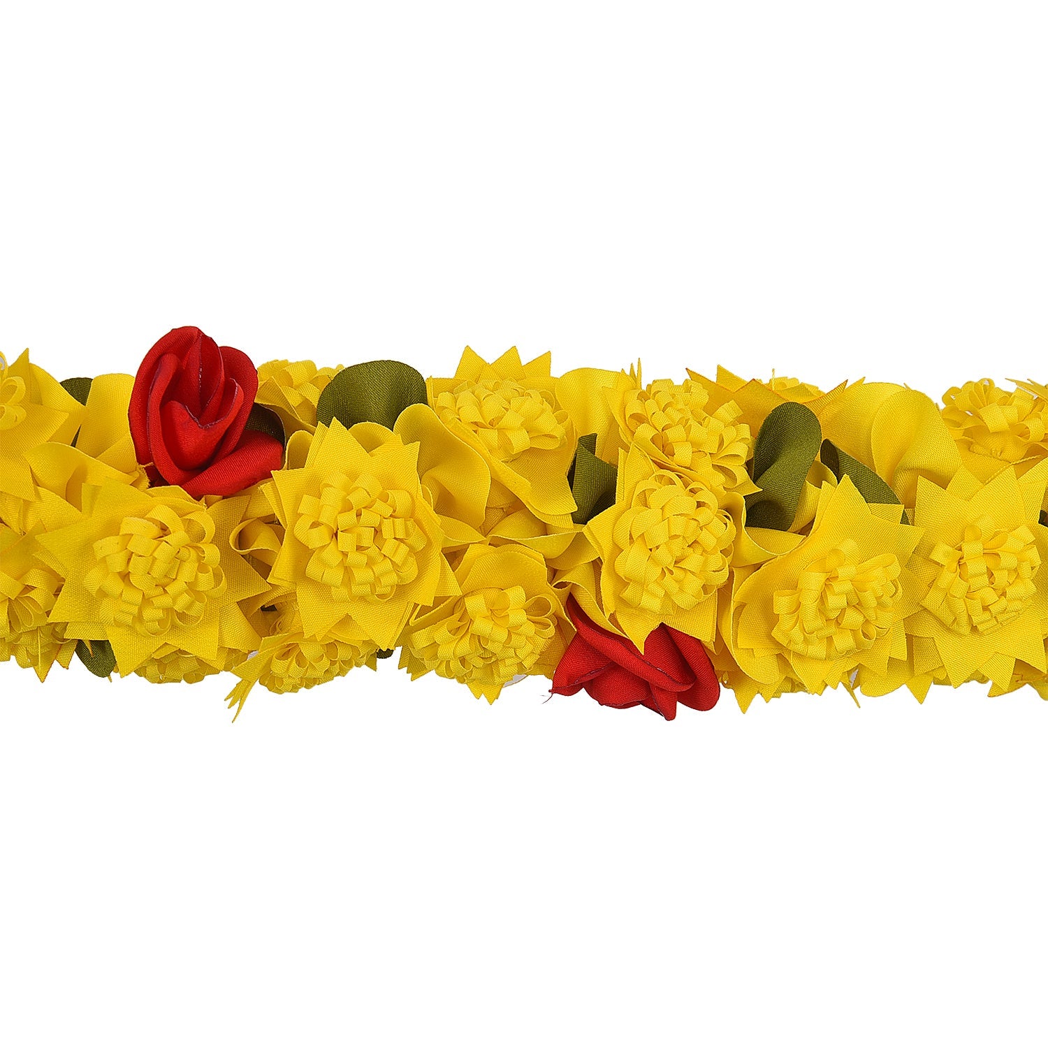 Artificial Sevanthi Mala String Yellow Rose