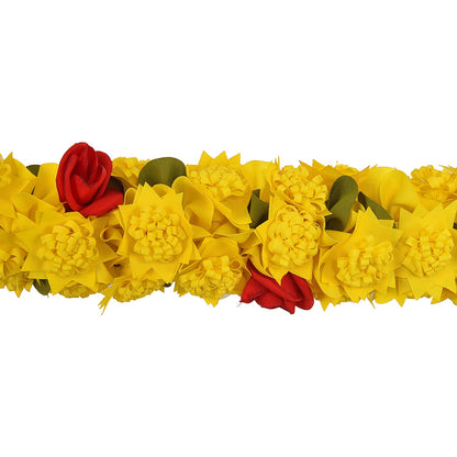 Artificial Sevanthi Mala String Yellow Rose