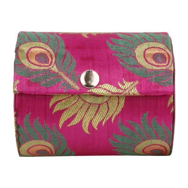 Bangle Box Peacock Feather Small