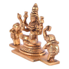 Brass Gaja lakshmi idol