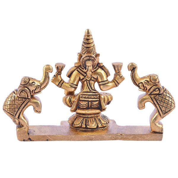 Brass Gajalakshmi Idol Medium