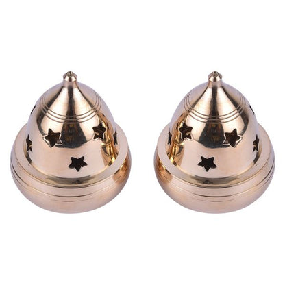 Brass Kubera Diya Pair Medium