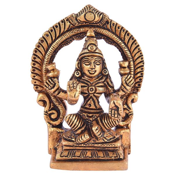 Brass Lakshmi With Prabhavali