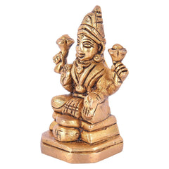 Brass Mahalakshmi idol