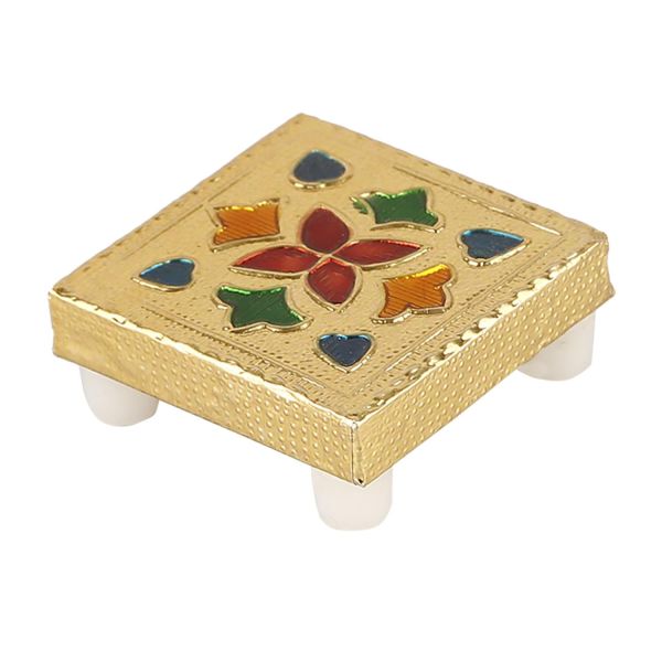 Brass pooja stand mini