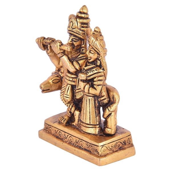 Brass RadhaKrishna idol