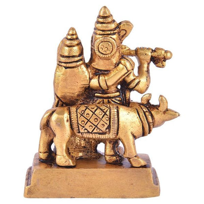 Brass RadhaKrishna idol