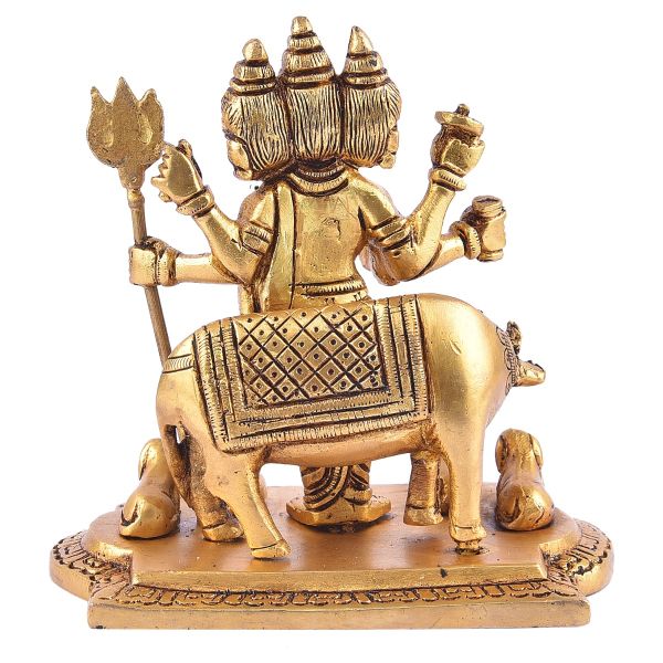 Brass Shri Guru dattathreya Idol Medium