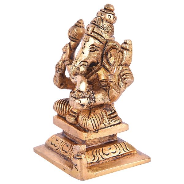 Brass Sri Ganapati Idol Small