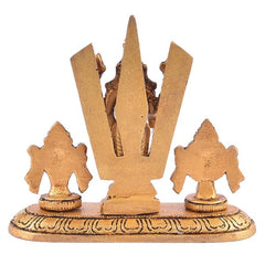 Brass Tirupati Balaji Shanku Chakra Namam idols Small