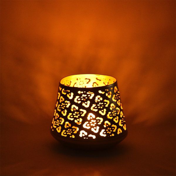 Diya / Candle Votive Metal Pot Design