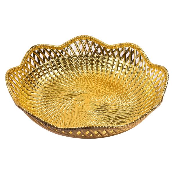 Fiber Waves Bowl Big gold