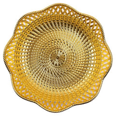 Fiber Waves Bowl Big gold