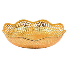 Fiber Waves Bowl Medium Gold