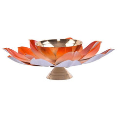 Flower Petal Brass Diya Big